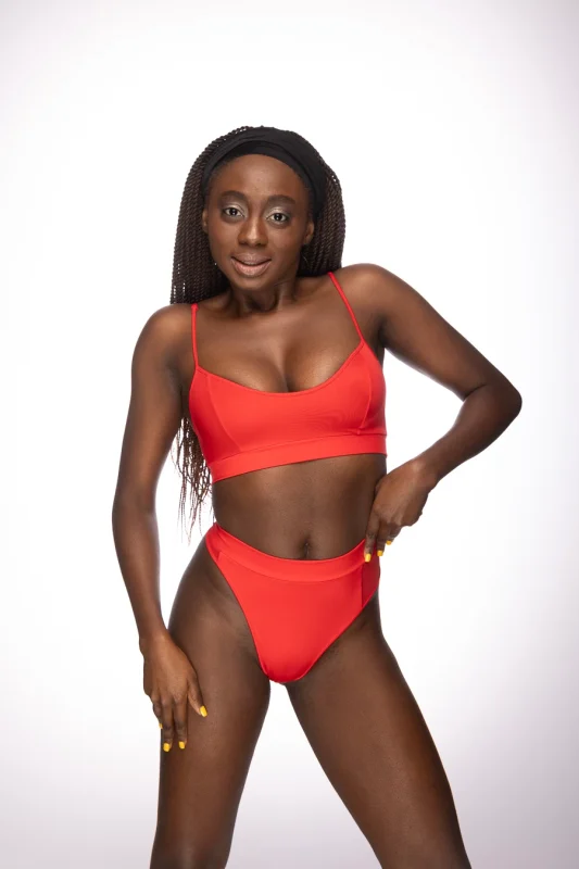 Asummetria Bra Red EDM 01