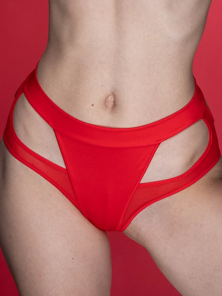 Asummetria Panties Red C2L 001