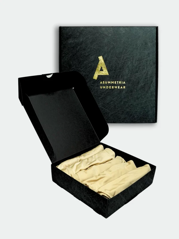 Asummetria underwear box Beige5