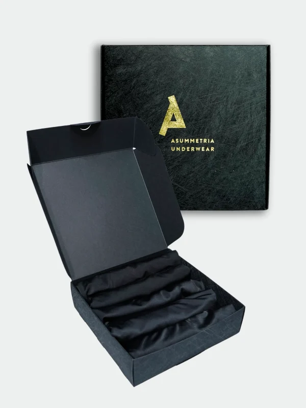 Asummetria underwear box Black5