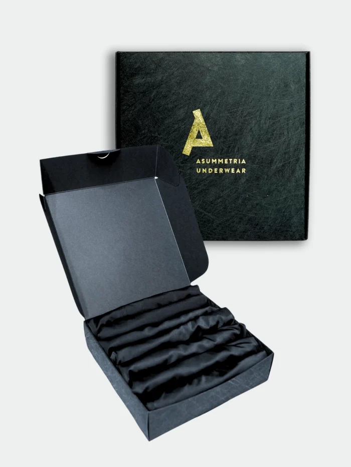 Asummetria underwear box Black7