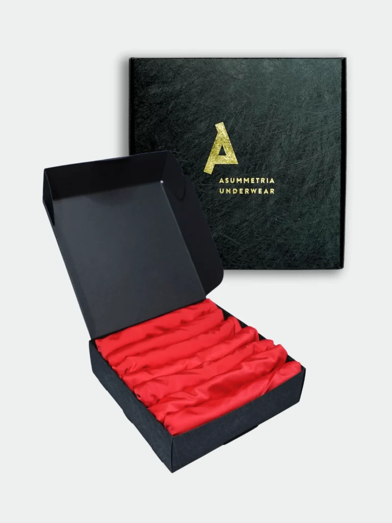 Asummetria underwear box Red7