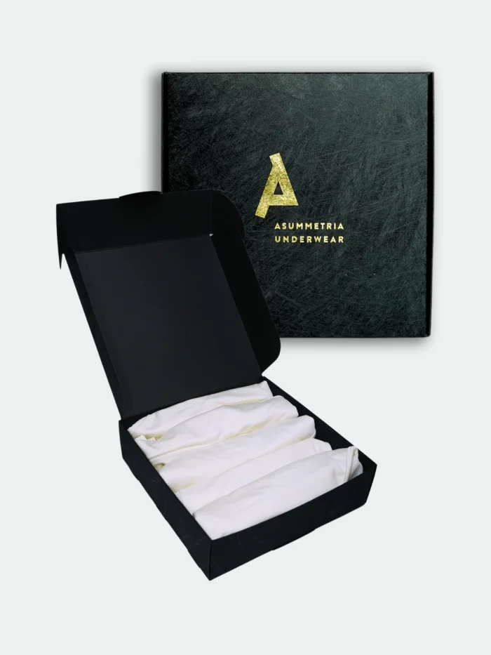 Asummetria underwear box White5